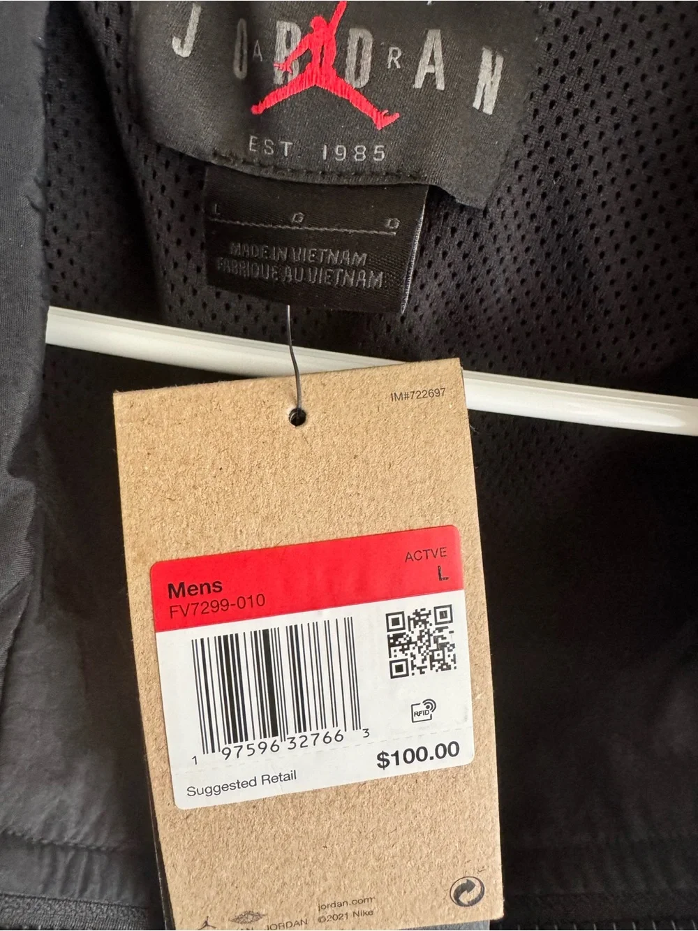NWT Jordan windbreaker jacket